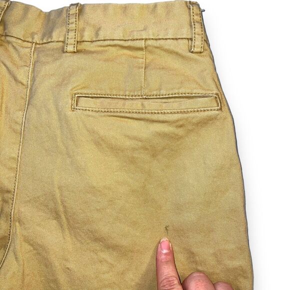 Old Navy Mens Khaki Chino Shorts Slim Fit Built In Flex Tan Size 28 - Picture 8 of 9